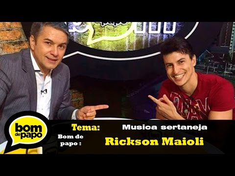 Programa Bom de Papo 28/04/2016 - RICKSON MAIOLI