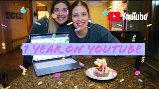 1 YEAR ON YOUTUBE! BIRTHDAY PARTY FOR MY CHANNEL!