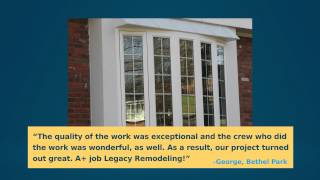 Why Use Legacy Remodeling Replacement Windows?