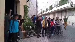preview picture of video 'Partida da Alleycat no aniversário da Cicloficina dos Anjos'