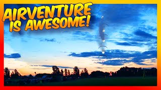 There is no flying in my AirVenture Oshkosh 2018 pilot vlog