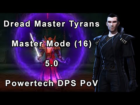 SWTOR (Failure + It's Lit) Dread Master Tyrans 16 man NiM/MM 5.7 (NO CRYSTAL) - DPS PoV