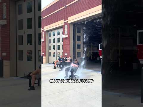 Firefighter Tried Celebrating but Gets Pranked! 😂 #shorts