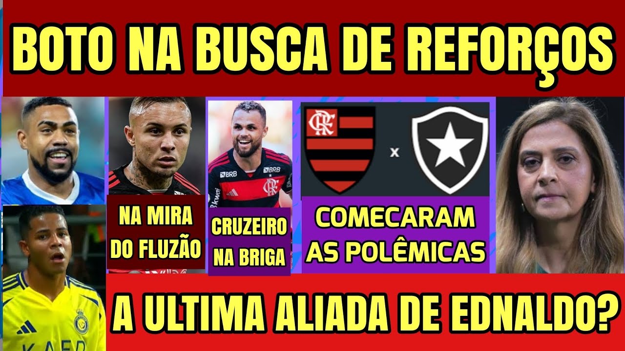 Botafogo reclama SEGURANÇA no clássico! FLAMENGO mercado por REFORÇOS. LEILA CONTRA TODOS NA CBF?