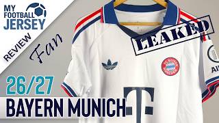 Bayern Munich Away Jersey 26/27 Leaked Musiala (Kitjr) Fan Version Review