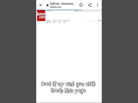 How to download fonts (Sony xperia)