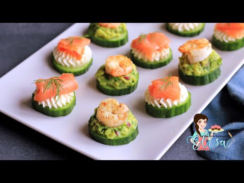 The Best Appetizers Recipe | Seafood & Cucumber Appetizers