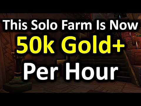 This Farm is 50 000 Gold Per Hour | Wow Solo Steady Gold Farm