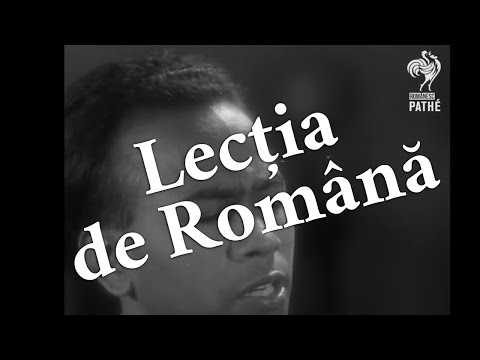 Lecția de română (1900, toamna)