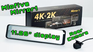 Miofive Mirror1 4k Front and 2k Rear Mirror Dash Camera System with GPS