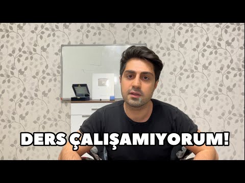 “DERS ÇALIŞAMIYORUM BIKTIM!”#YKS #LGS #TYT