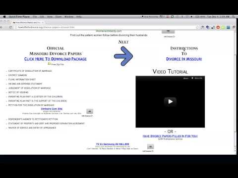 Free Missouri Divorce Papers and Forms