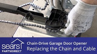 Replacing the Chain and Cable Assembly on a Chain-Drive Garage Door Opener