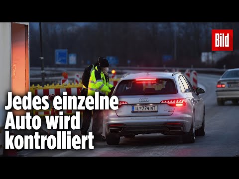 Corona-Mutation: Knallhart-Kontrollen an den Grenzen