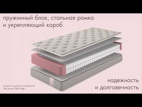 Матрас с ортопедическим эффектом Plombir Soft в Архангельске - видео 12