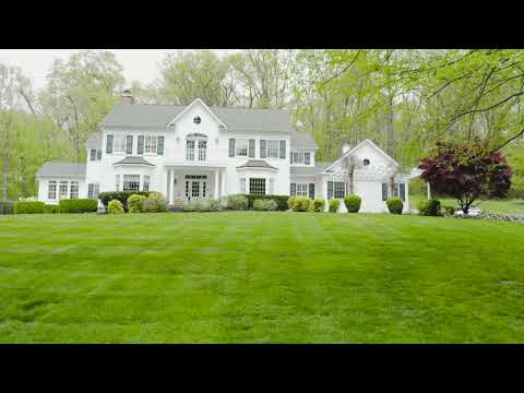 Lawn mowing Aerial POV
