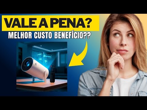 “ESSE MINI PROJETOR ME DEIXOU CHOCADO! Teste REAL do Pholex HY300 4K — Vale a Pena Mesmo”
