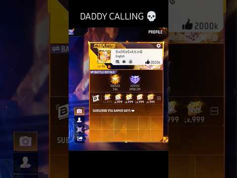 I LOGIN DADDY CALLING ID IN MY PC 💀 #shortsfeed #daddycalling @vsggamer @RaiStar