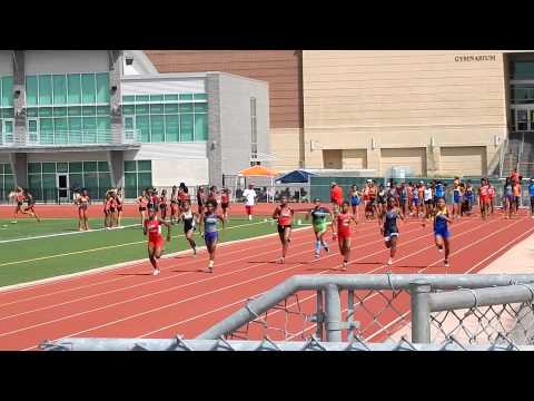 Northwest Flyers Meet 13-14 Girls 100 Meter Dash Heat (2/4) 5/25/15