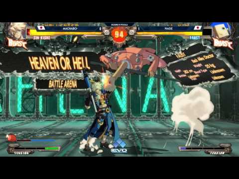 EVO 2017: GGXrd Rev2 - Pool - Machaboo (SIN) vs. Nage (FAUST)