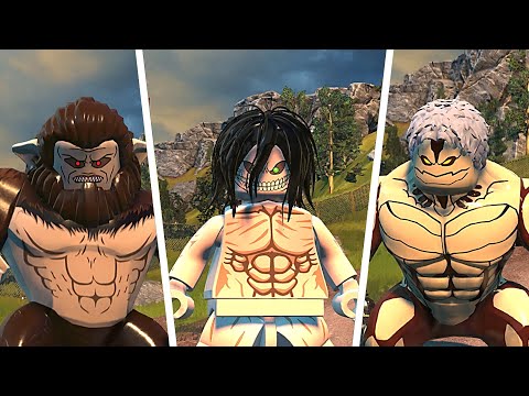 Top 6 Titan Transformation in LEGO Video Game