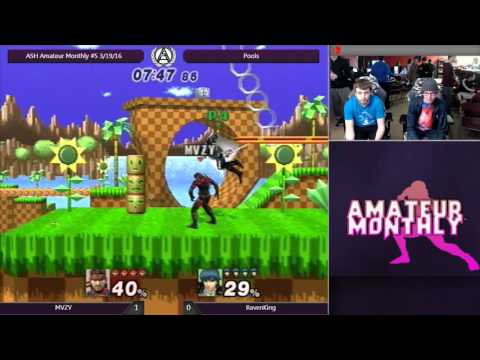 MVZY (Snake) vs RavenKing (Marth) - ASH Amateur Monthly #5 Pools