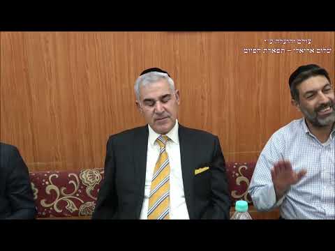 הבט סבל שמשון המוסיקאי משה חבושה בשמחת שבע ברכות אצל החתן שמעון עוליאל