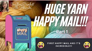 HUGE Yarn Happy Mail!!! So much yarn - Yarn Bee from Hobby Lobby & Premier and MORE!!!
