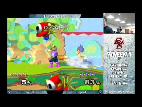BC Biweekly 7 Arcadian: Grand Finals - Implicit (Falco/Fox) vs. Happy (Falco)