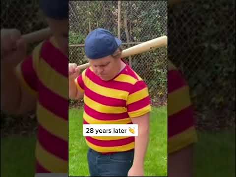 He recreated this Sandlot moment 28 years later 😂🙌 | #Shorts