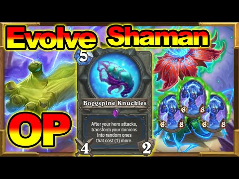 Making EVEOLVE SHAMAN A Great Thing Again! Breaking The Meta! Scholomance Academy | Hearthstone
