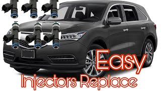 How to replace Injectors 2015-2020 Acura MDX fix check engine light
