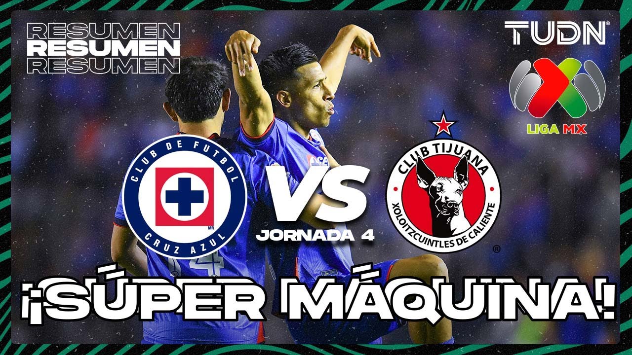 Cruz Azul vs Tijuana highlights