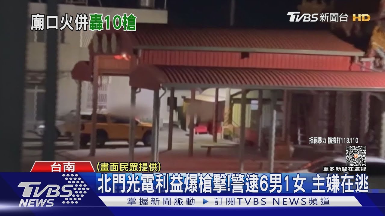 北門槍響!爭奪光電利益爆槍擊 警逮6男1女主嫌在逃
