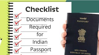 Documents Required for Passport - Proof Of Present Address, Proof Of Date Of Birth,  Non-ECR  Docs