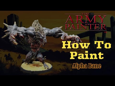 Painting the Alpha Bane Abomination from the Dead West Box