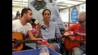 אסף לוי לפני צילומים  עינת שרוף ערוץ 24 שרים אריק איינשטיין