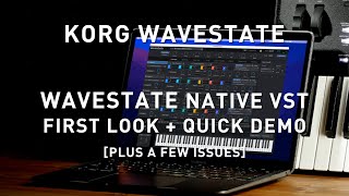 Video thumbnail for KORG WAVESTATE NATIVE VST - First Look + Demo in Logic by David Thom Creations