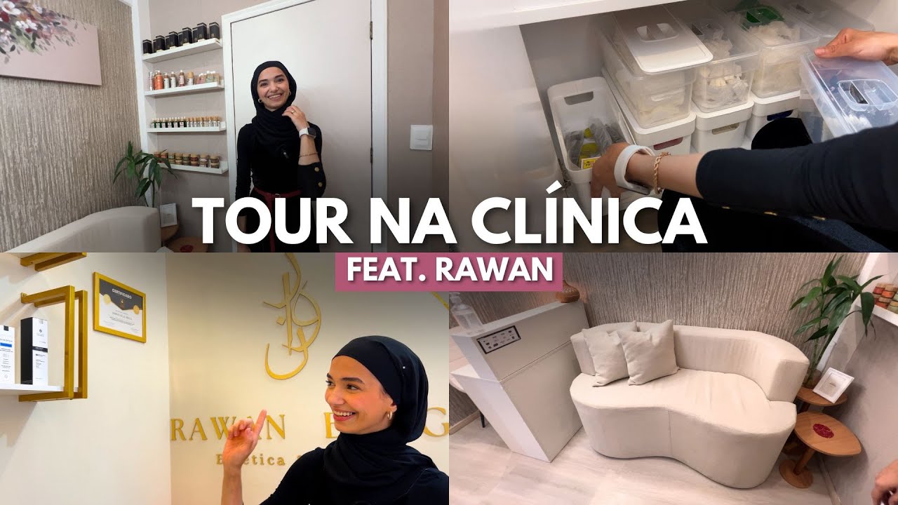 TOUR NA CLÍNICA DE ESTÉTICA ft RAWAN BRAGA