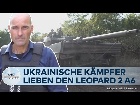 UKRAINE-KRIEG: Gefechtserfahrung – Deutscher Panzer Leopard 2 A6 quasi unzerstörbar | WELT Reporter