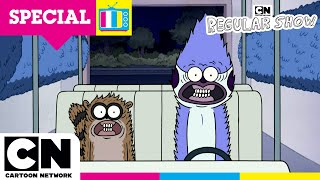 Best Car Rides Ever | Chaos on Wheels Compilation | Regular Show | Cartoon Network UK
