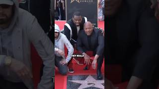 Eminem &amp; 50cent at Dr Dre&#39;s Hollywood walk of fame induction ceremony , 2024