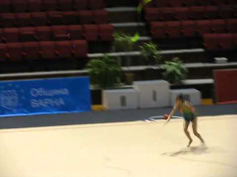 Ayshan Bayramova AZE ribbon, "Царица Маргарита" 2013