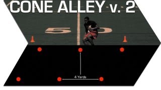 CONE ALLEY vers. 2 - SPEED & AGILITY DRIILL