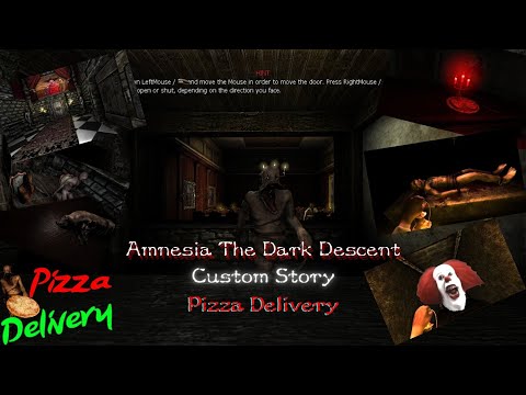 Amnesia The Dark Descent "Pizza Delivery" (Custom Story) | Full Gameplay