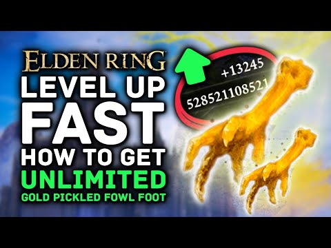Elden Ring - 30% MORE RUNES! How to Get UNLIMITED Gold Pickled Fowl Foot for Easy Rune Farming
