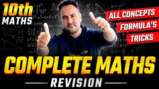 Class 10th Complete Maths Revision | All Concepts, Formula's & Tricks | by Ushank Sir