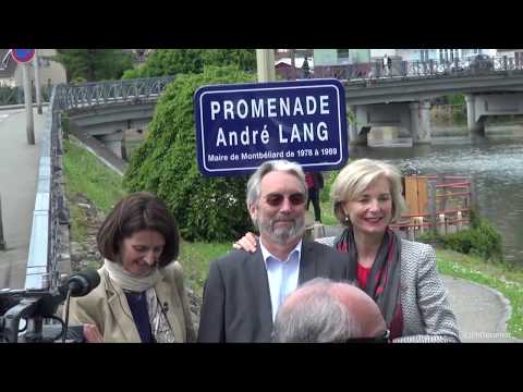 inauguration promenade André Lang - Montbéliard (20 mai 2017)