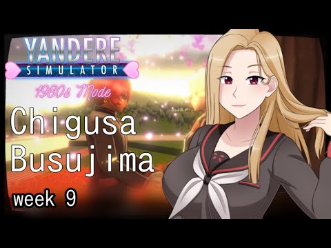 Chigusa Busujima (Week 9) - Yandere Simulator 1980's mode