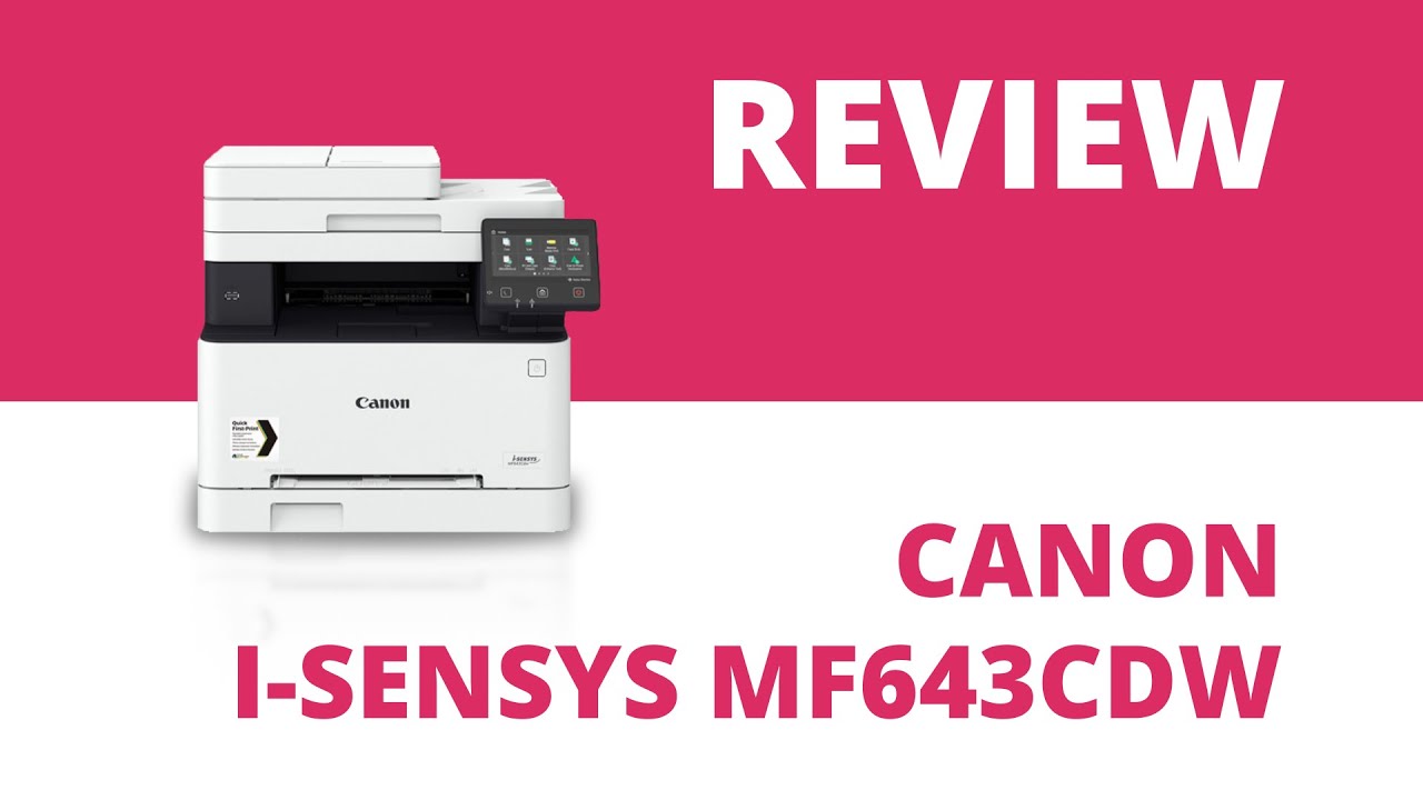 Canon i-SENSYS MF643Cdw A4 Colour Multifunction Laser Printer